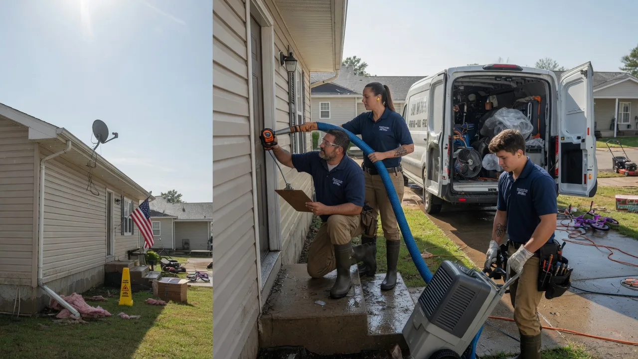 Ceiling Water Damage Restoration in Shoup, ID near me
